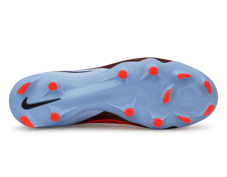 Nike Men's Phantom 6 High Academy FG/MG Royal Tint/Bright Crimson Sole