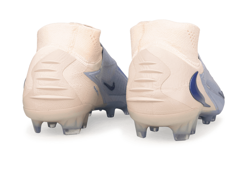 Nike Men's Phantom 6 High Elite FG LV8 Soccer Cleats Ghost/Guava Ice Heel