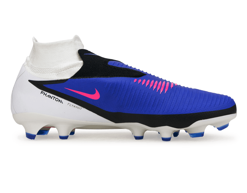 Nike Men's Phantom 6 High Pro FG Racer Blue/Pink Blast Side