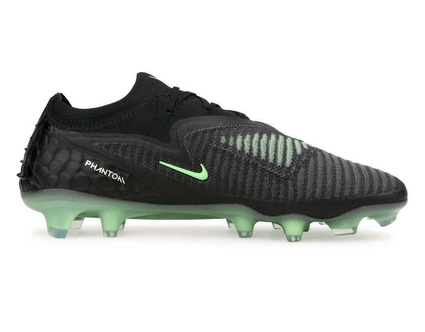 Nike Men's Phantom 6 Low Elite FG Black/Illusion Green Side