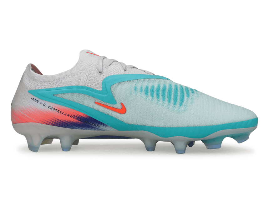 Nike Men's Phantom 6 Low Elite FG Pistachio Frost/Hyper Orange Side