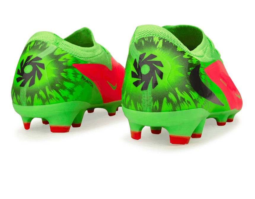 Nike Men's Phantom 6 Low Pro 'Erling Haaland' FG Hot Punch/Green Rear
