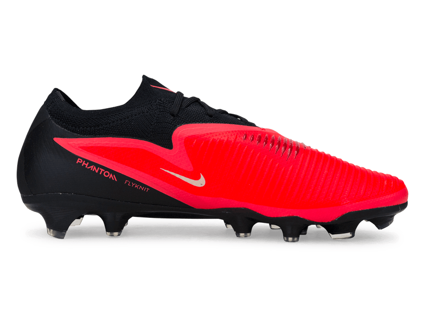 Nike Men's Phantom 6 Low Pro FG Bright Crimson/Black Side