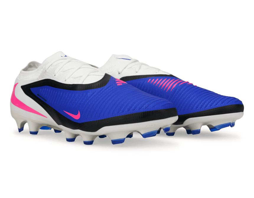 Nike Men's Phantom 6 Low Pro FG Racer Blue/Pink Blast Together