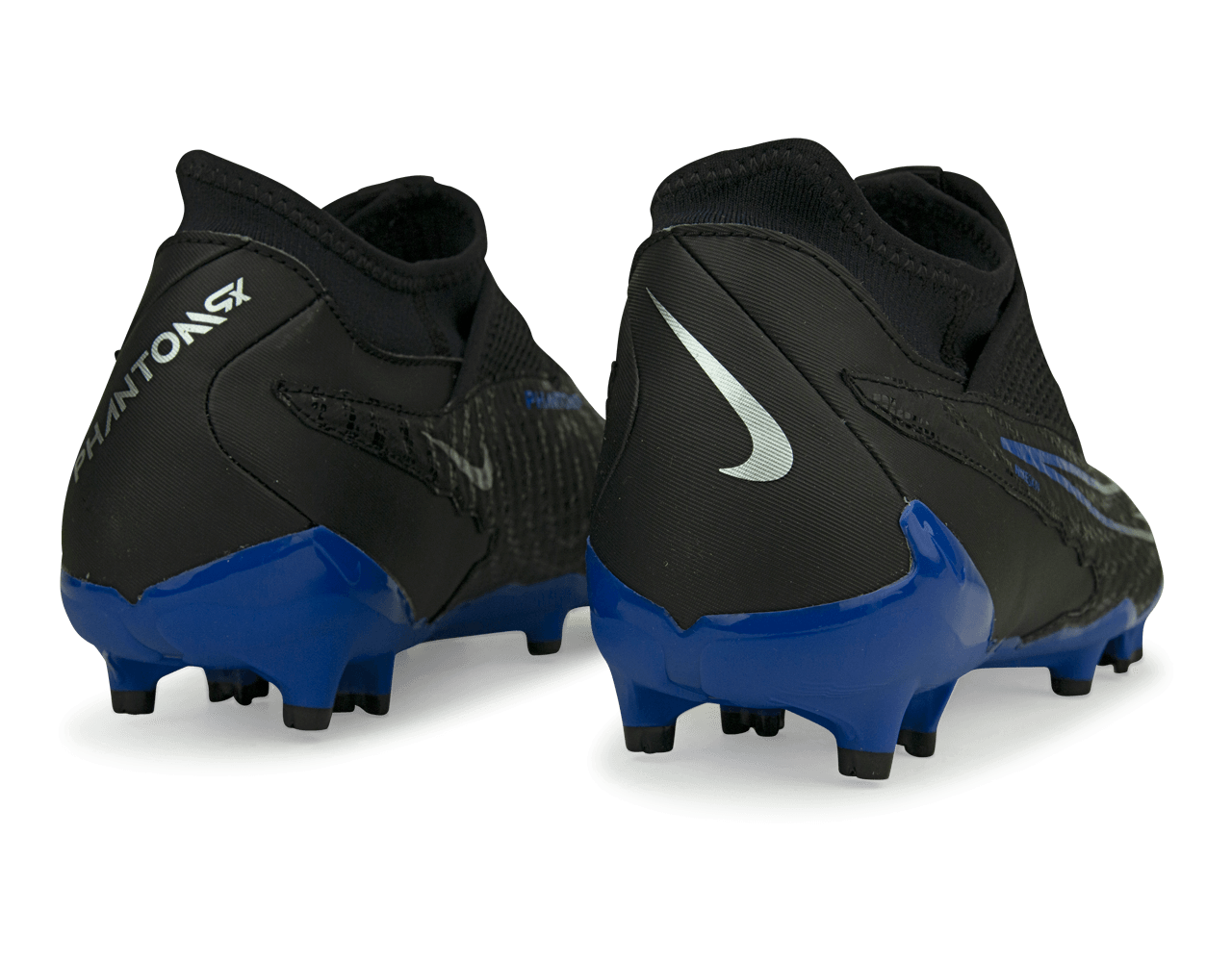 Nike Men's Phantom GX Academy DF FG/MG Black/Blue Rear