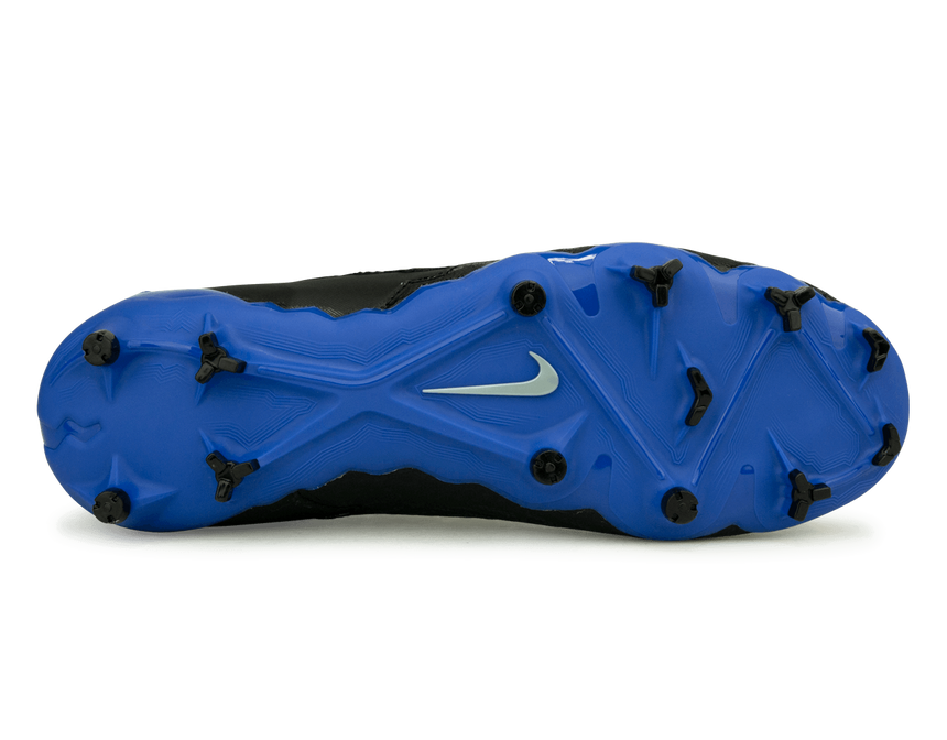 Nike Men's Phantom GX Academy DF FG/MG Black/Blue Sole