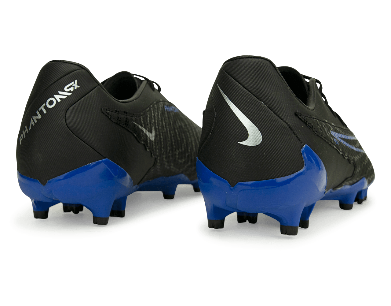 Nike Men's Phantom GX Academy FG/MG Black/Blue Rear