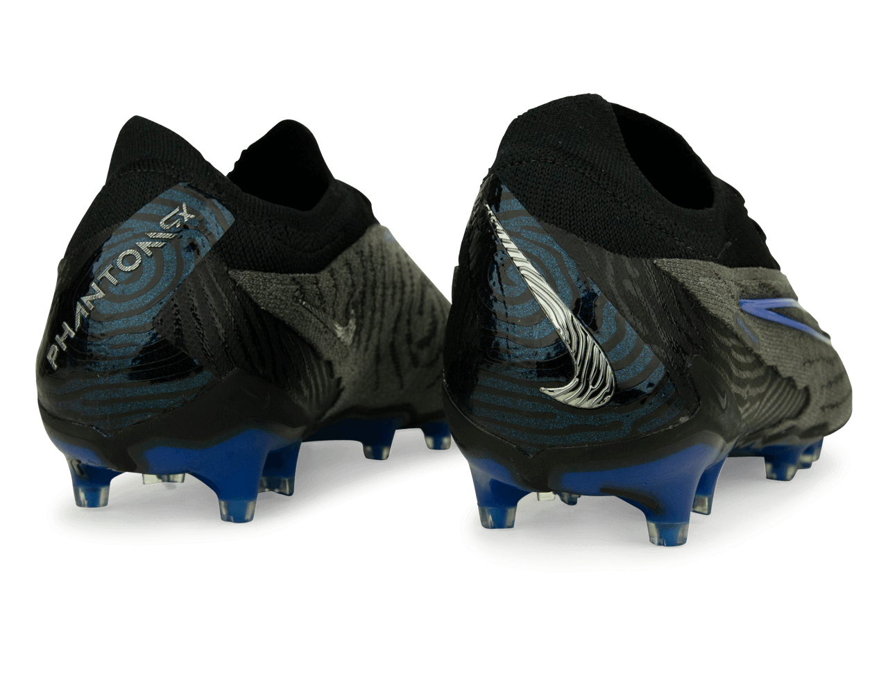 Nike Men's Phantom GX Elite FG Black/Blue Rear