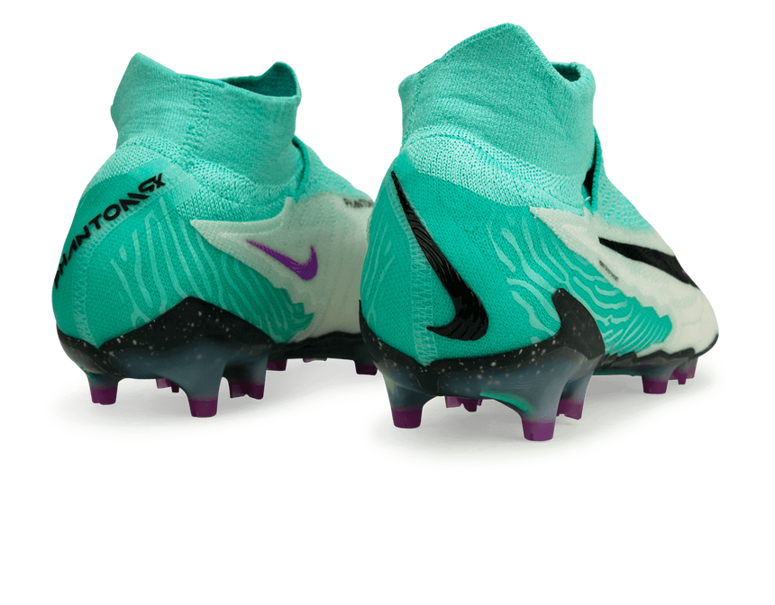 Nike Men's Phantom GX Elite DF FG Turquoise/Black/Purple Rear