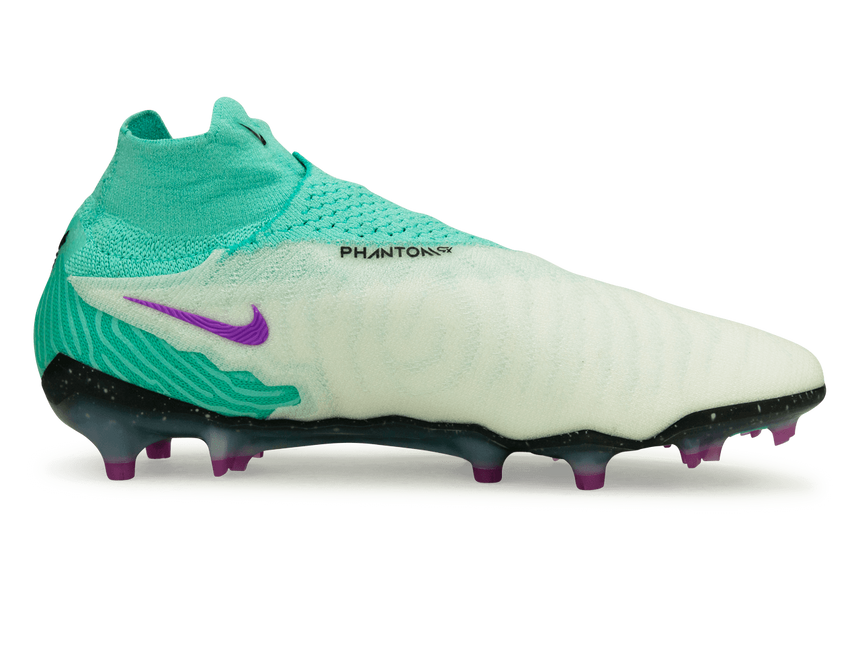 Nike Men's Phantom GX Elite DF FG Turquoise/Black/Purple Side