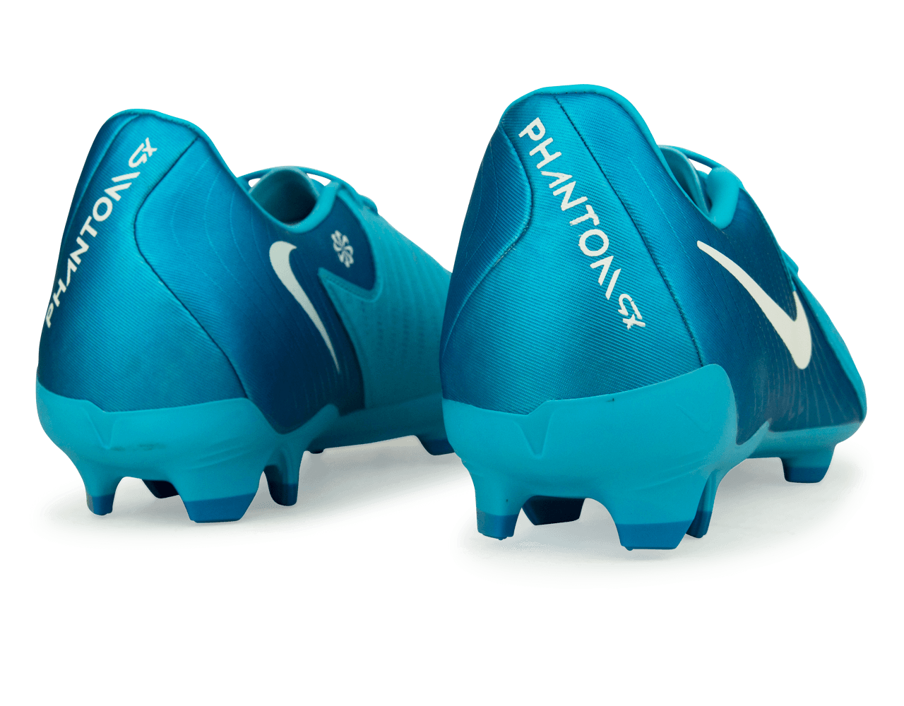 Nike Men's Phantom GX II Academy FG/MG Blue Fury/White Rear