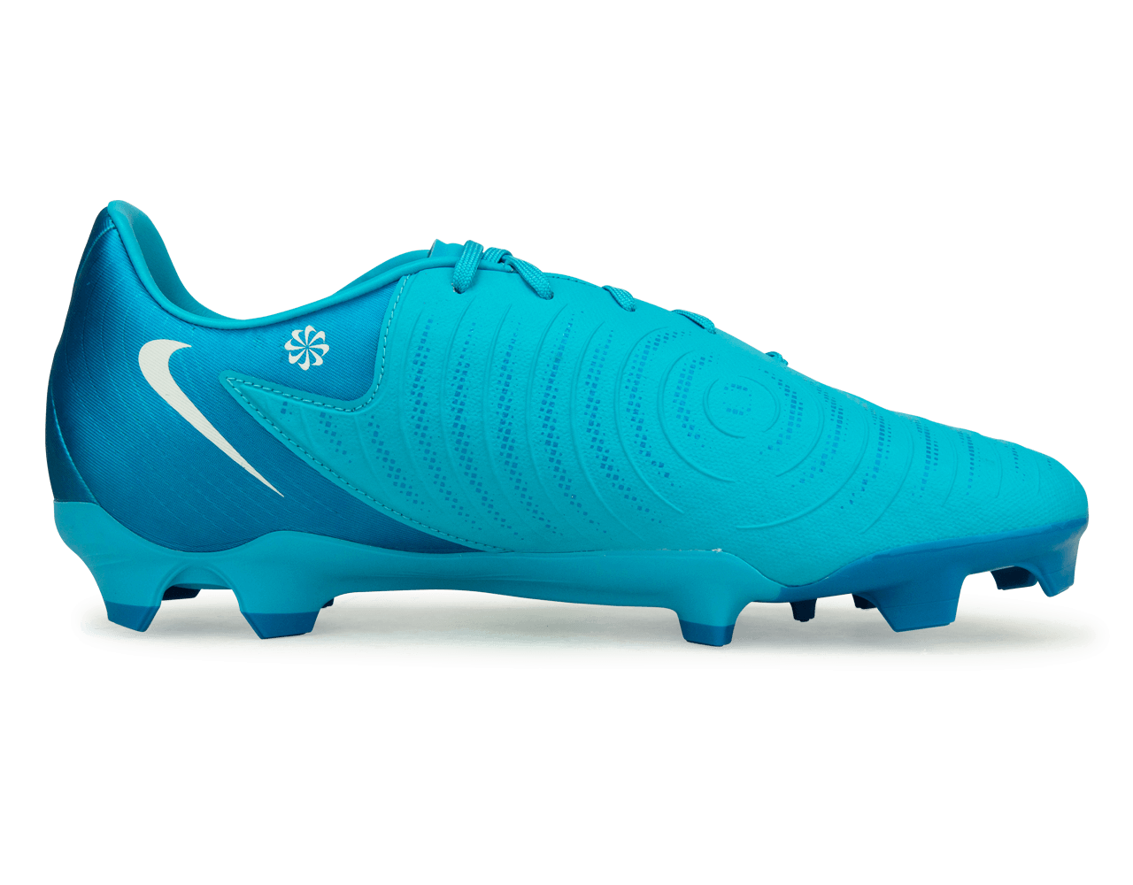 Nike Men's Phantom GX II Academy FG/MG Blue Fury/White Side