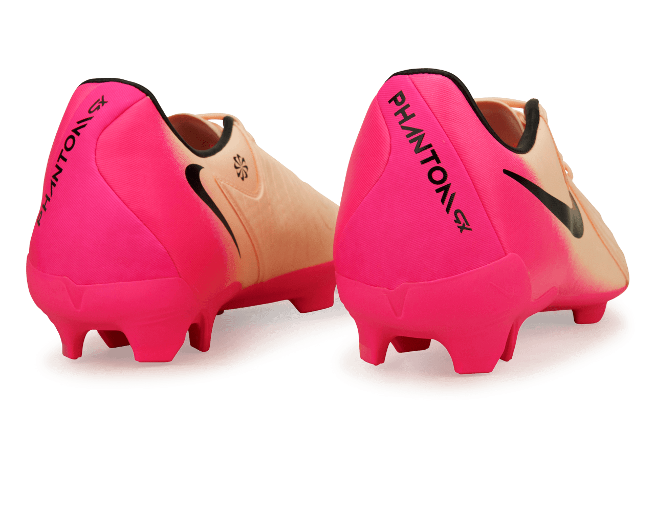 Nike Men's Phantom GX II Academy FG/MG Crimson Tint/Pink Blast Heel