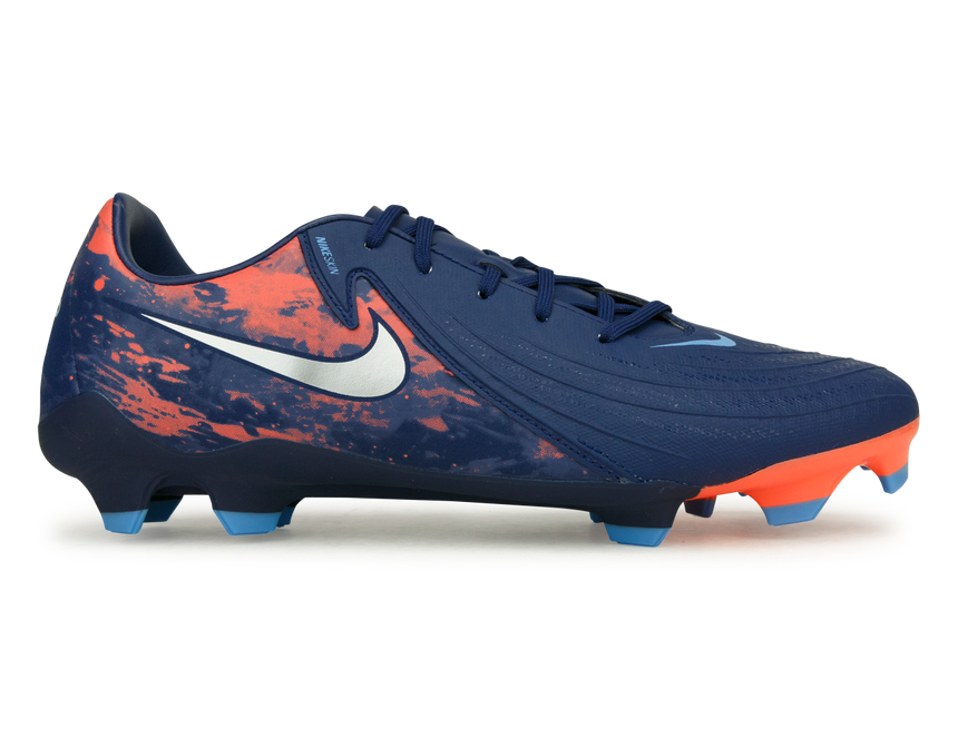Nike Men's Phantom GX II Academy FG/MG Erling Haaland Blue Void/Chrome