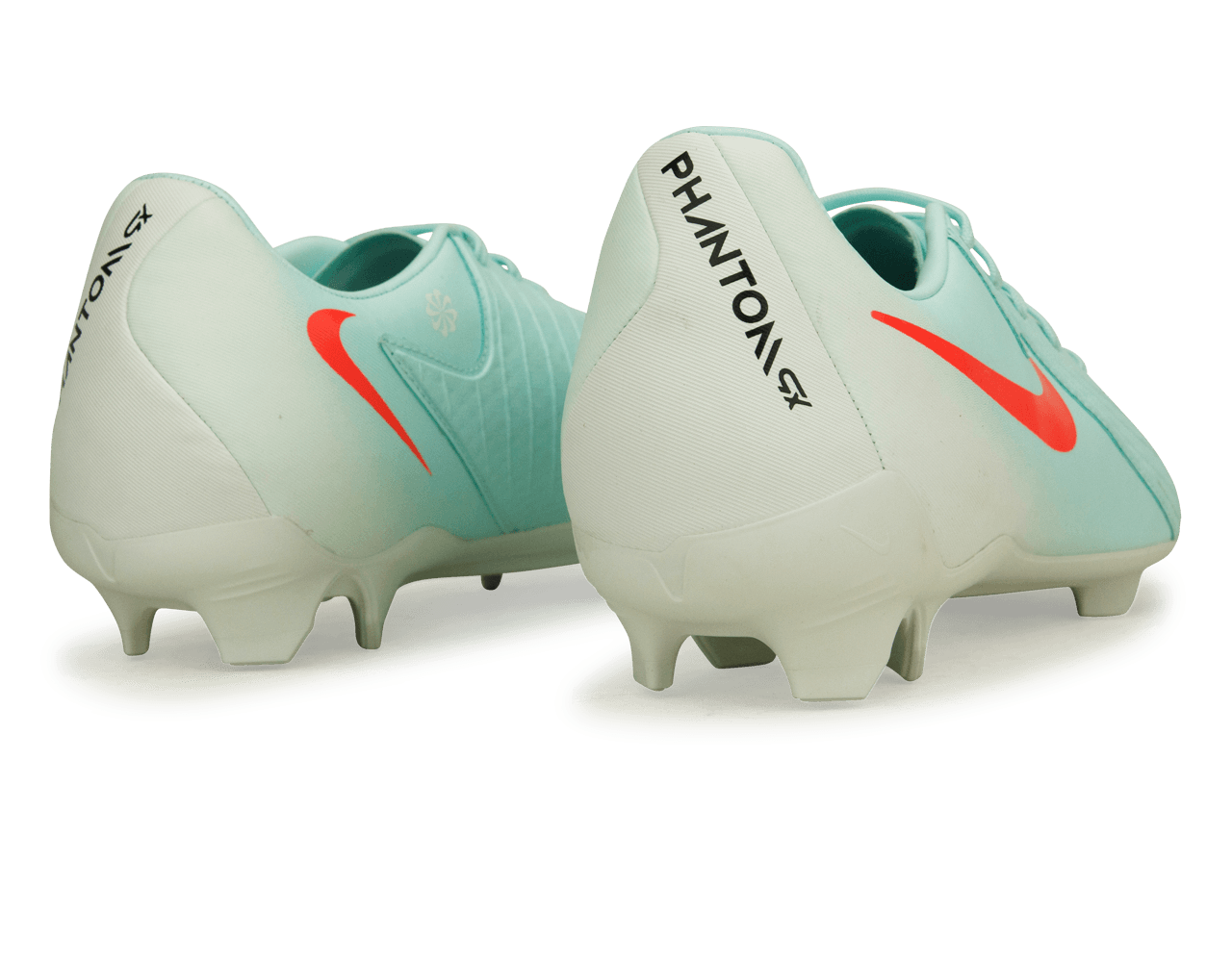 Nike Men's Phantom GX II Academy FG/MG Mint/Atomic Red Rear