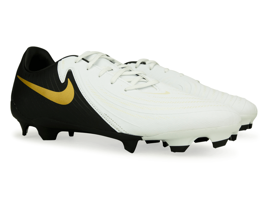 Nike Men's Phantom GX II Academy FG/MG White/Black/Gold Together