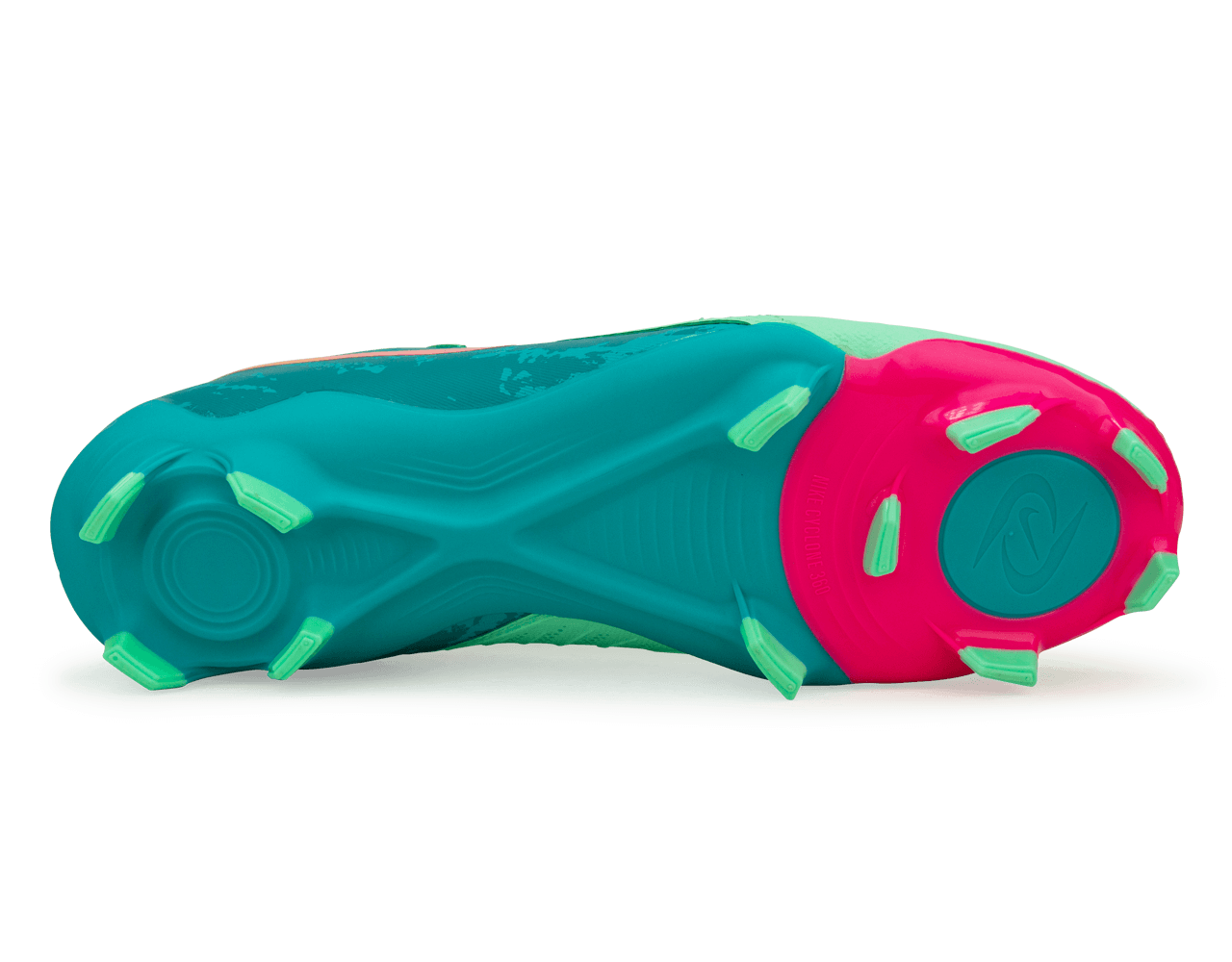 Nike Men's Phantom GX II Academy LV8 FG/MG Green Glow/Black Sole