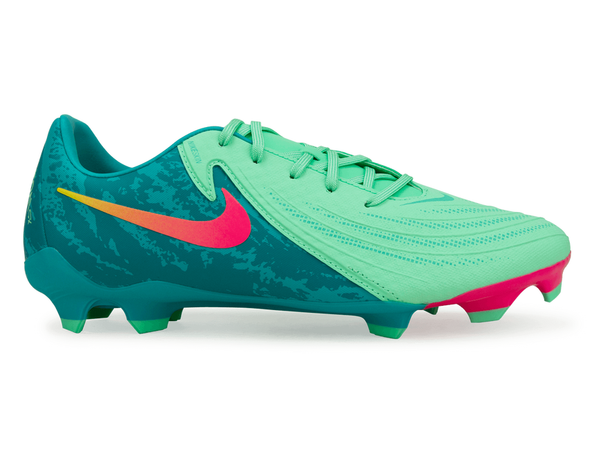 Nike Men's Phantom GX II Academy LV8 FG/MG Green Glow/Black