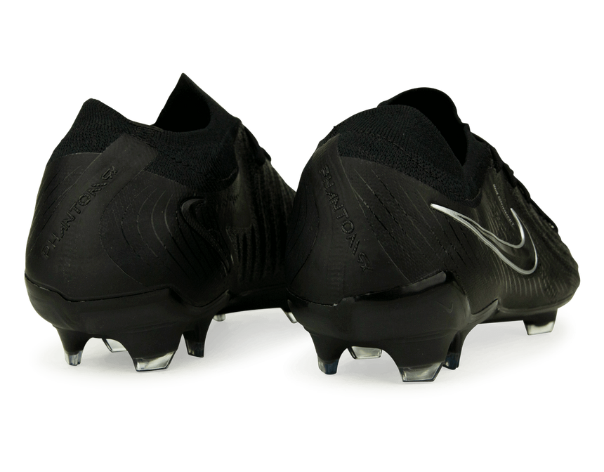 Nike Men's Phantom GX II Elite FG Black/Black Rear