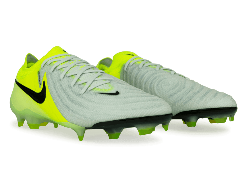 Nike Men's Phantom GX II Elite FG Metallic Silver/Black/Volt Together