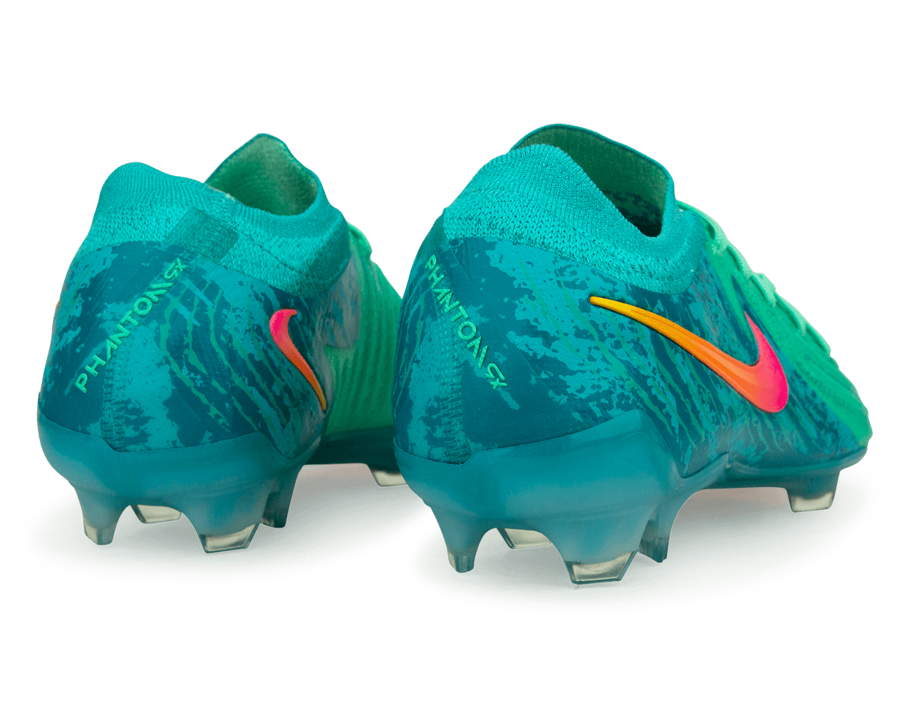 Nike Men's Phantom GX II Elite LV8 FG Green Glow/Black Rear