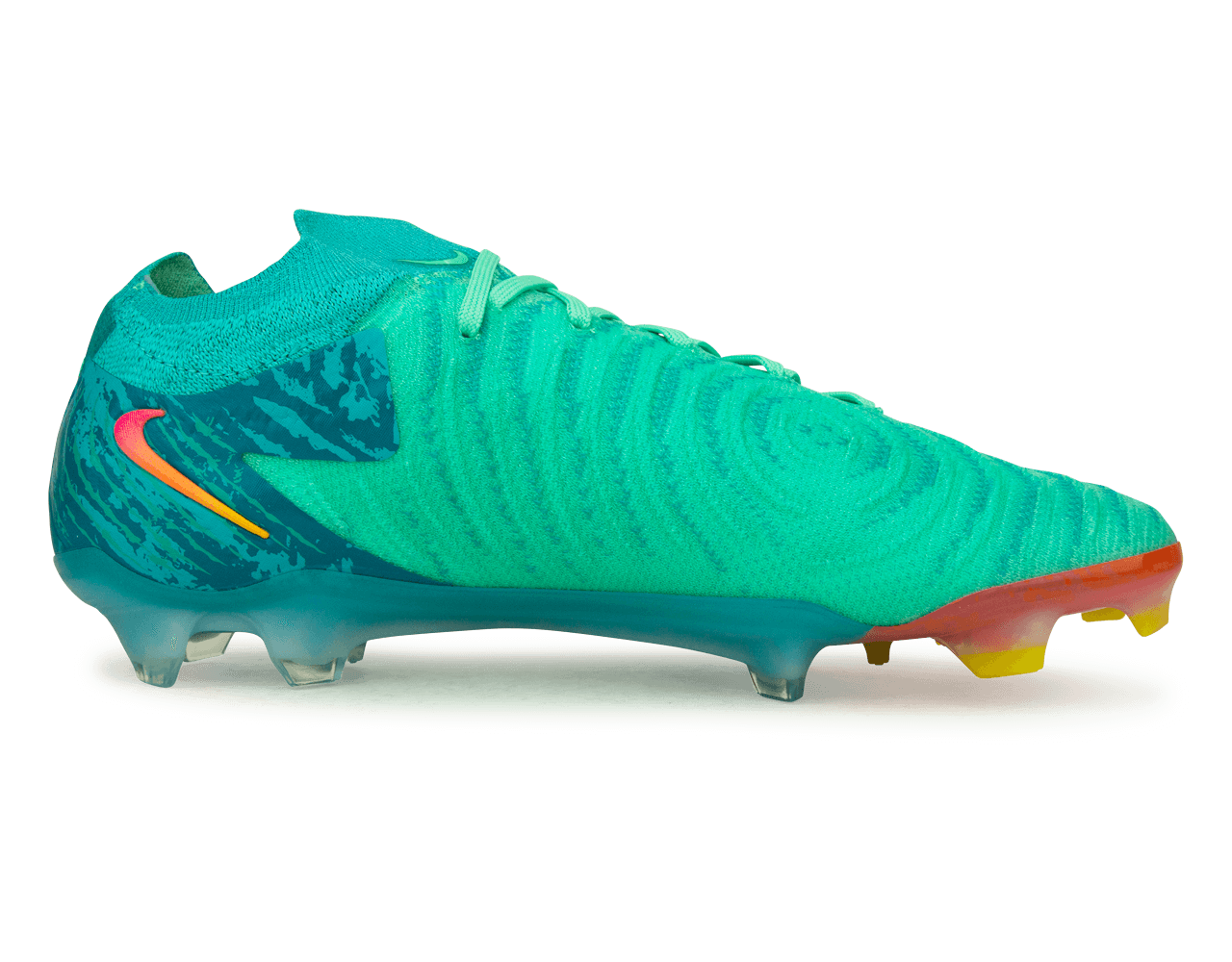 Nike Men's Phantom GX II Elite LV8 FG Green Glow/Black Side