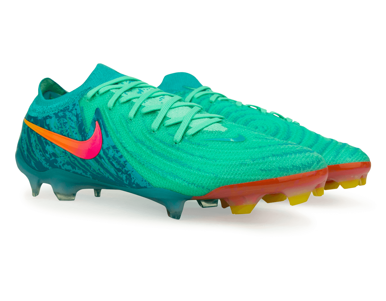 Nike Men's Phantom GX II Elite LV8 FG Green Glow/Black Together