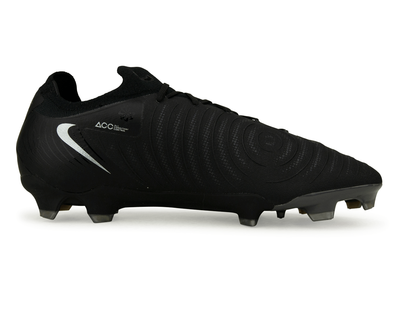Nike Men's Phantom GX II Pro FG Black/Black Side