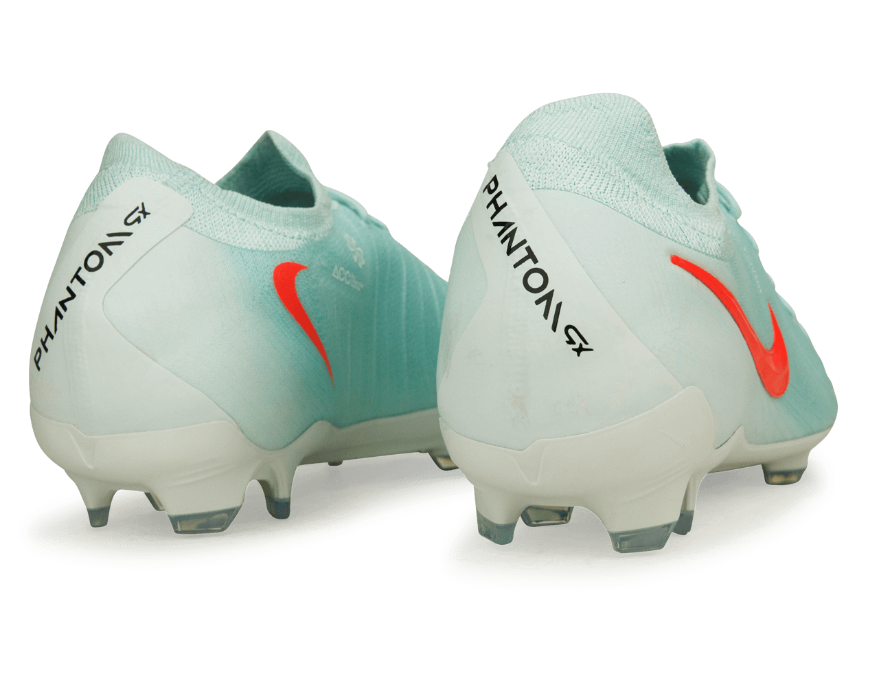 Nike Men's Phantom GX II Pro FG Mint/Atomic Red Rear
