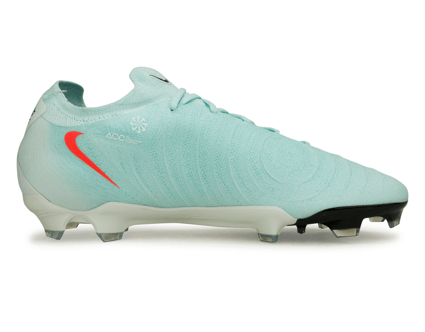Nike Men's Phantom GX II Pro FG Mint/Atomic Red Side