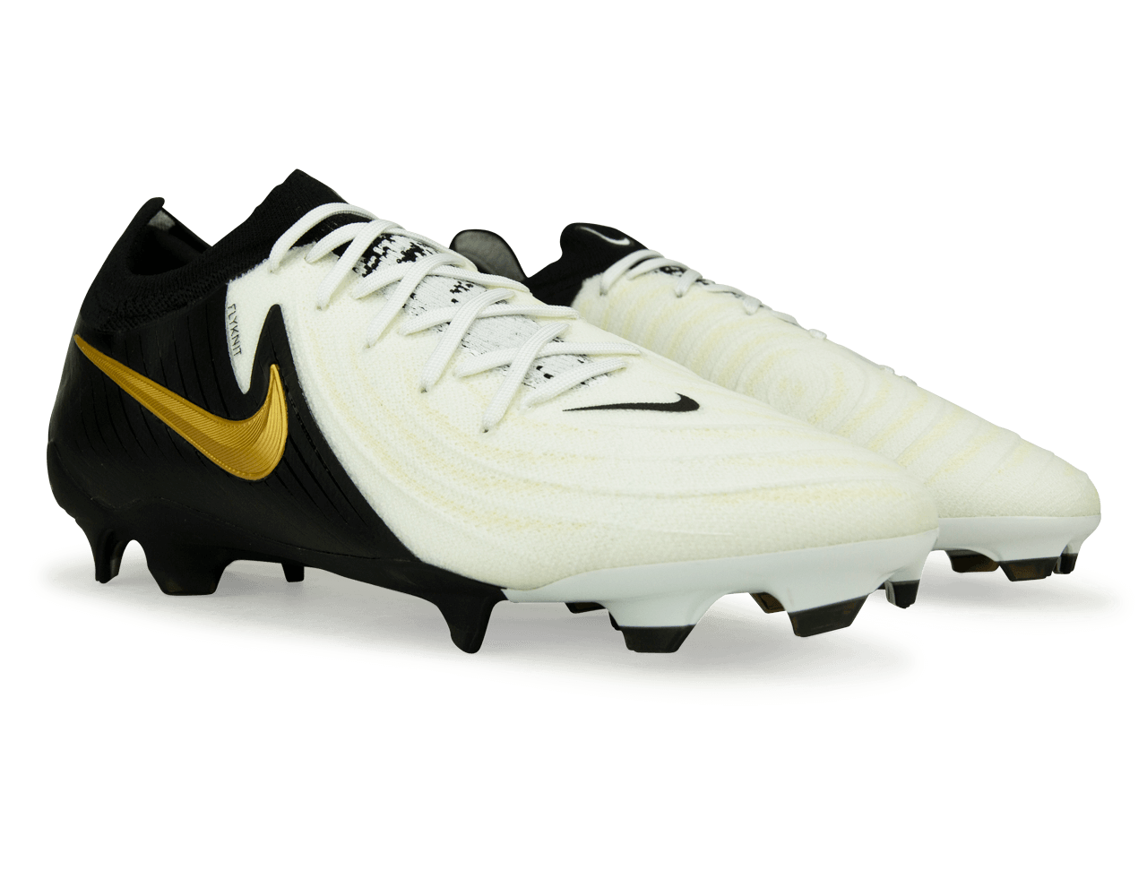Nike Men's Phantom GX II Pro FG White/Black/Gold Together