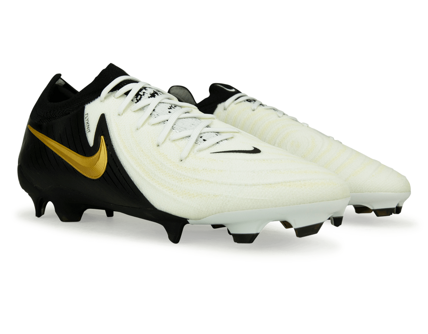 Nike Men's Phantom GX II Pro FG White/Black/Gold Together