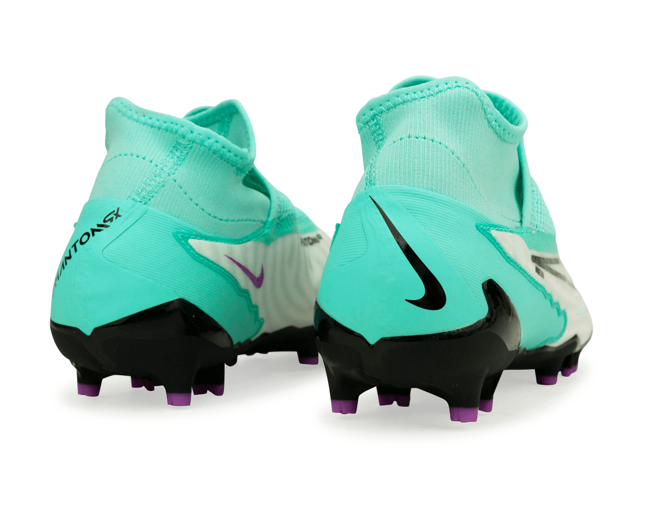 Nike Men's Phantom GX Pro DF FG Turquoise/Black/Purple Rear