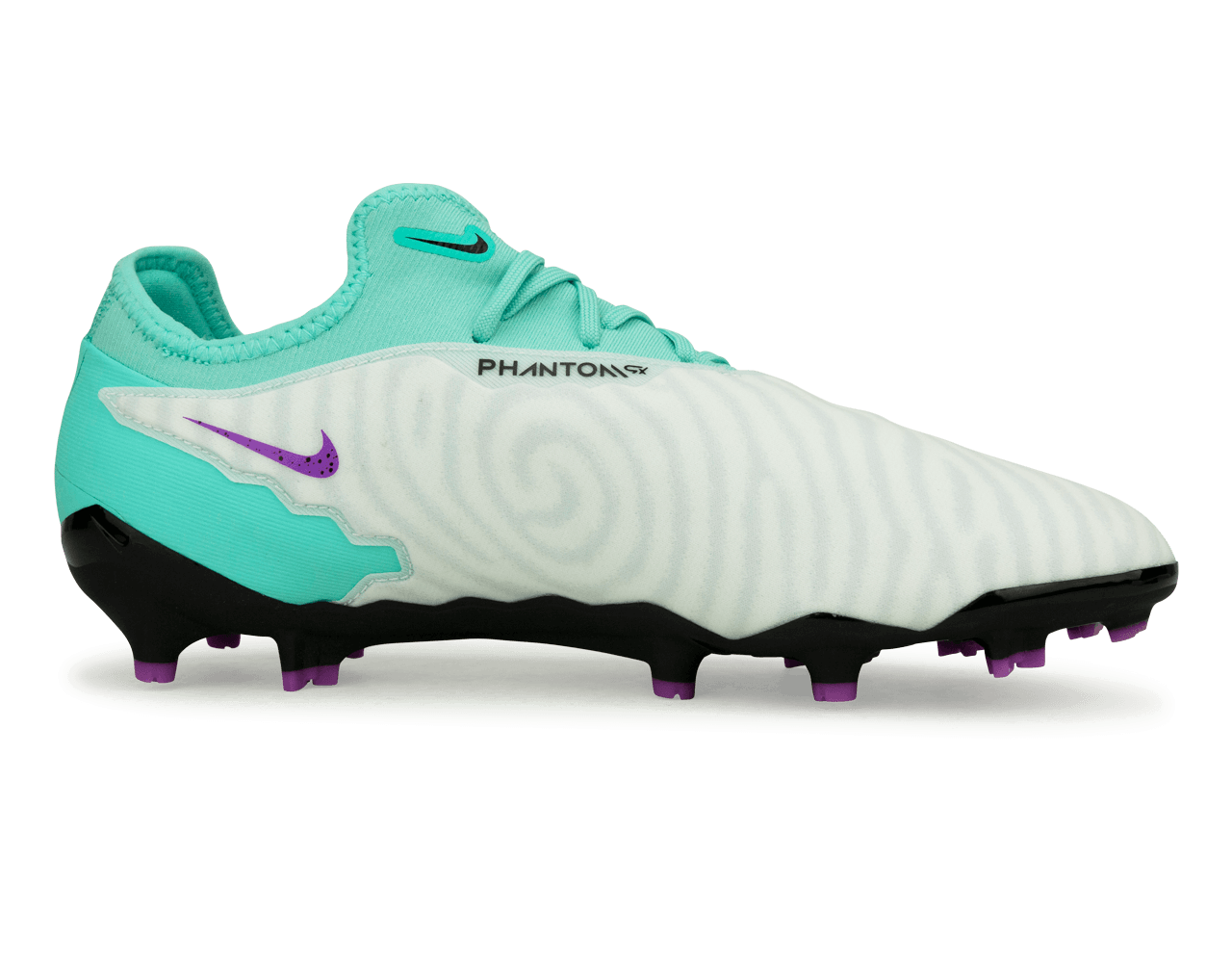 Nike Men's Phantom GX Pro FG Turquoise/Black/Purple Side