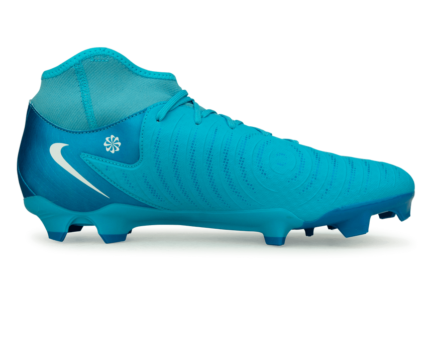 Nike Men's Phantom Luna II Academy FG/MG Blue Fury/White Side