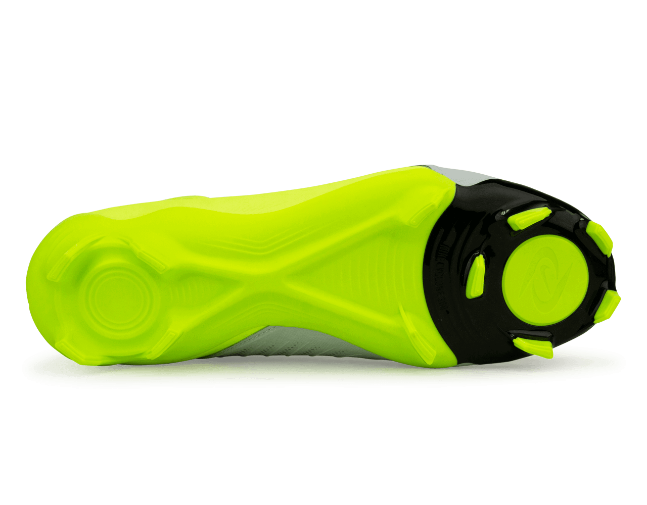 Nike Men's Phantom Luna II Academy FG/MG Silver/Black/Volt Sole