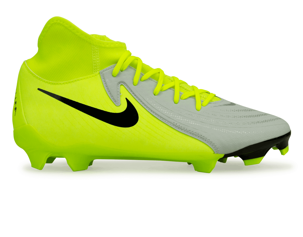 Nike Men's Phantom Luna II Academy FG/MG Silver/Black/Volt