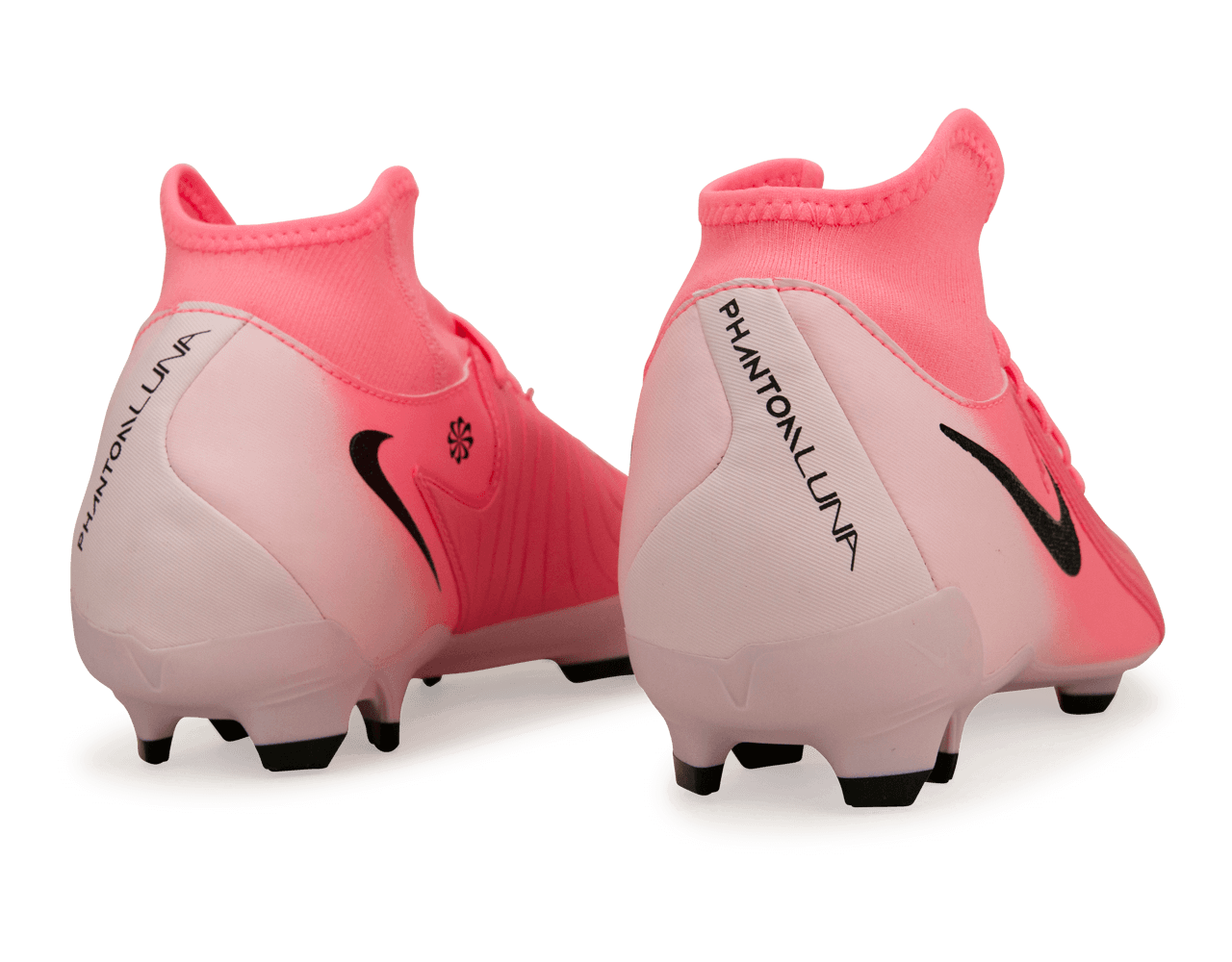 Nike Men's Phantom Luna II Academy FG/MG Sunset Pulse/Black Rear