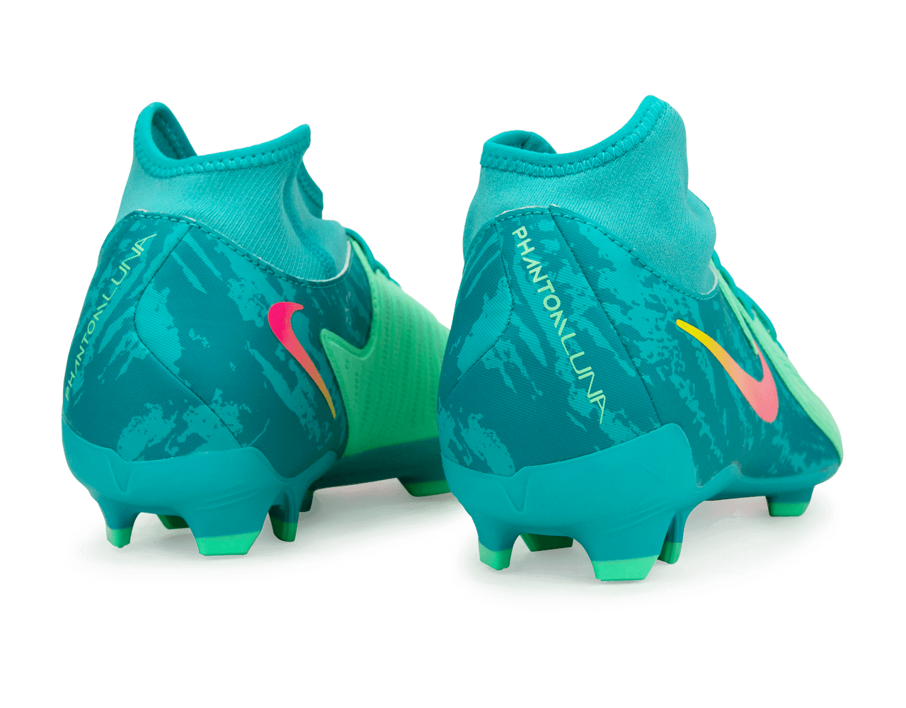 Nike Phantom Luna II Academy LV8 FG/MG Green Glow/Black Rear