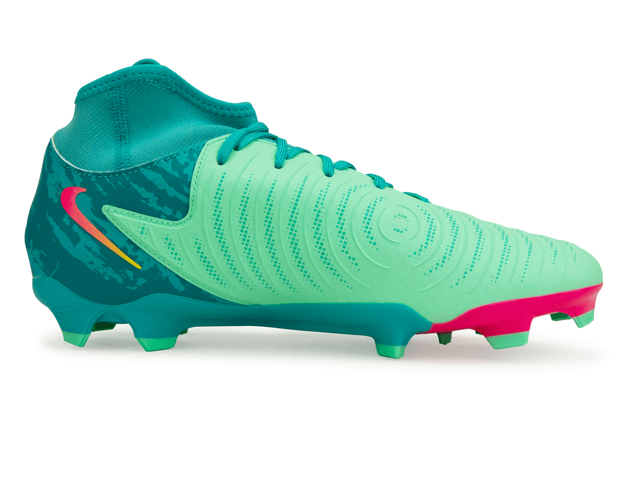 Nike Phantom Luna II Academy LV8 FG/MG Green Glow/Black Side