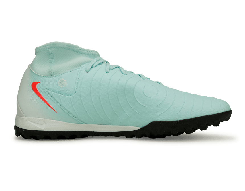 Nike Men's Phantom Luna II Academy TF Mint/Atomic Red Side