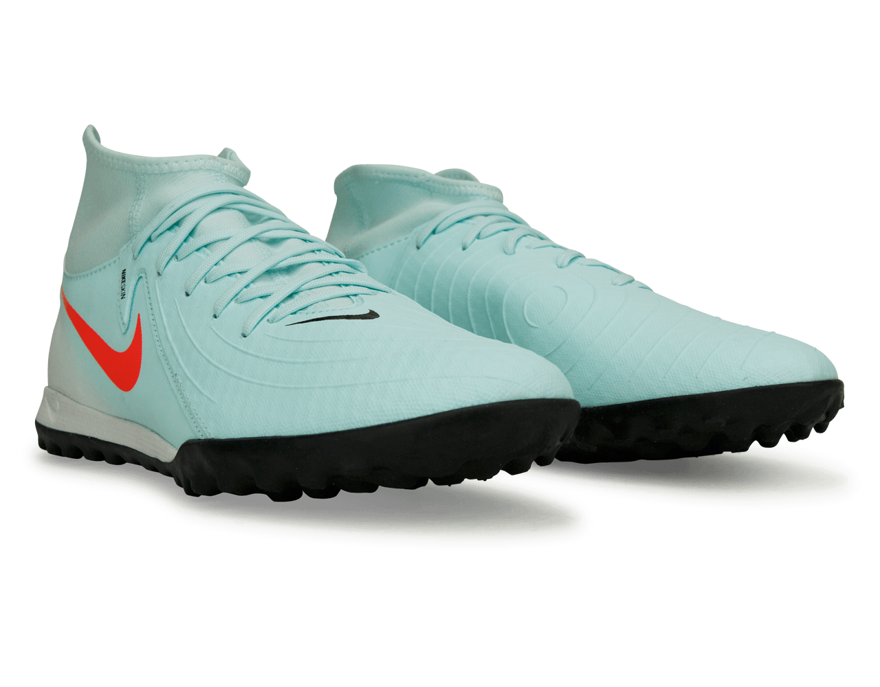 Nike Men's Phantom Luna II Academy TF Mint/Atomic Red Together