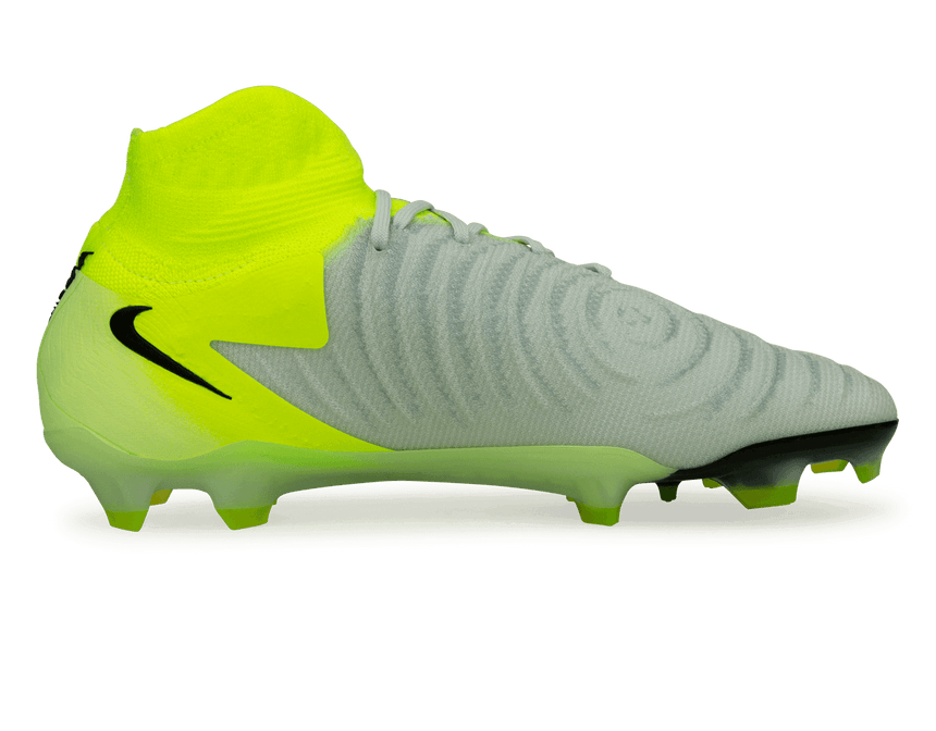Nike Men's Phantom Luna II Elite FG Metallic Silver/Black/Volt Side