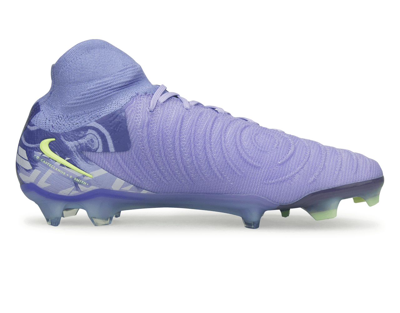 Nike Men's United Phantom Luna II Elite FG Purple Agate/Barely Volt Side