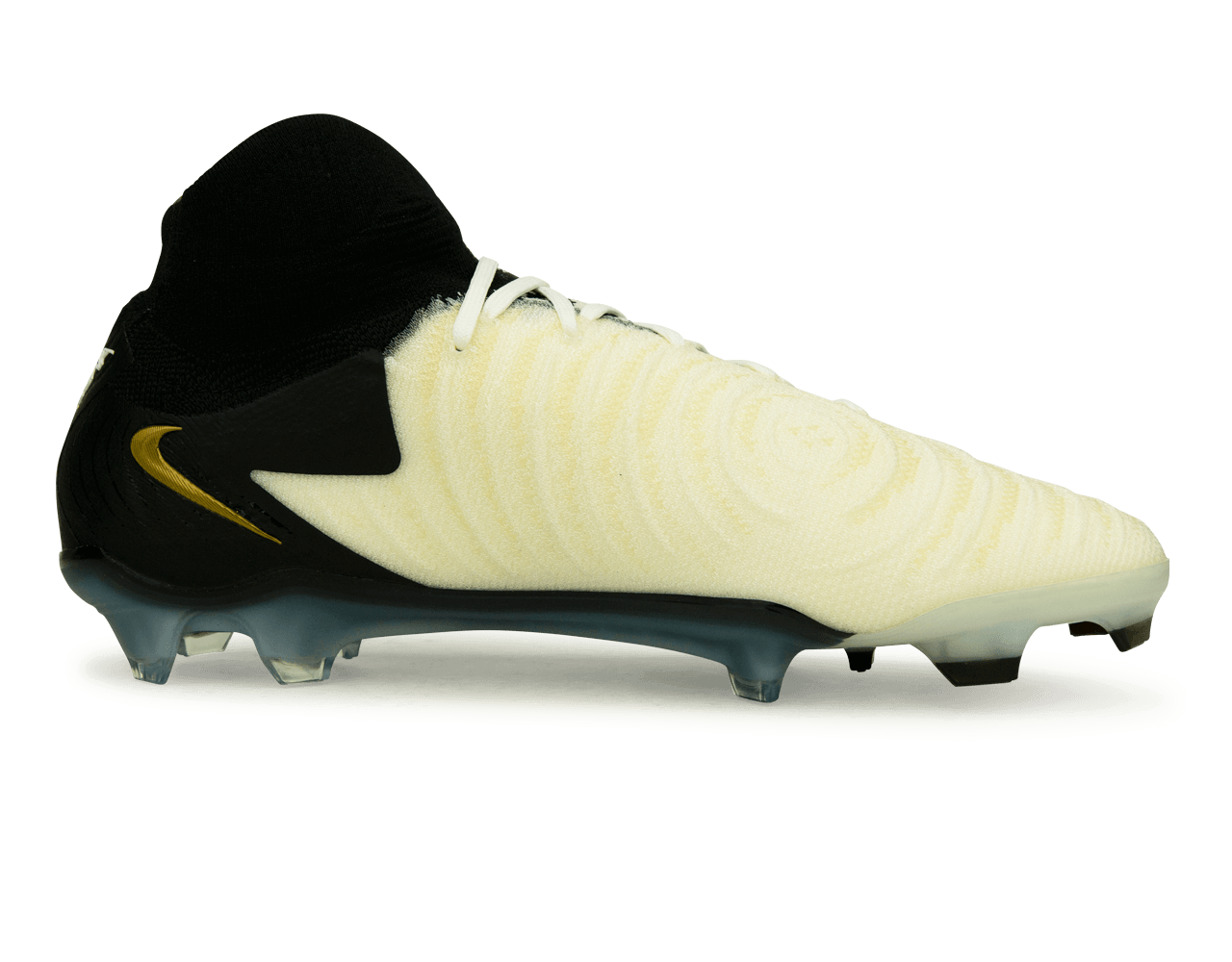 Nike Men's Phantom Luna II Elite FG White/Black/Gold Side