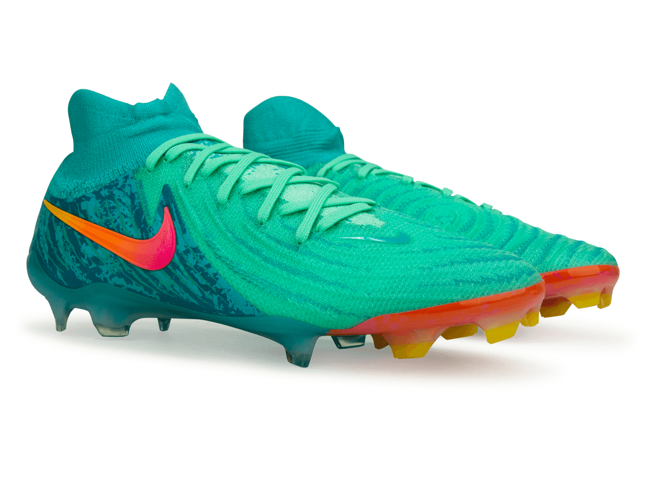 Nike Men's Phantom Luna II Elite LV8 FG Green Glow/Black Together