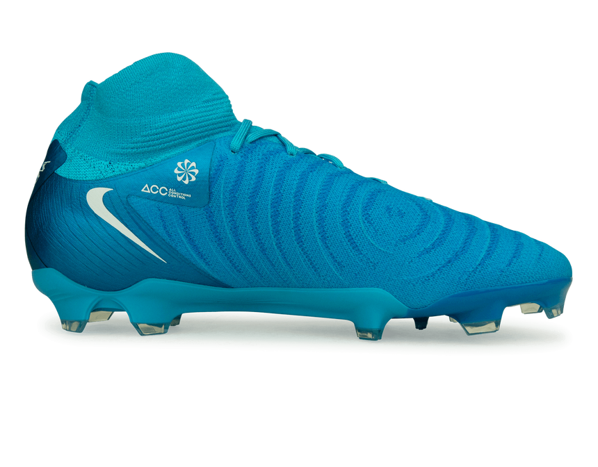Nike Men's Phantom Luna II Pro FG Blue Fury/White Side