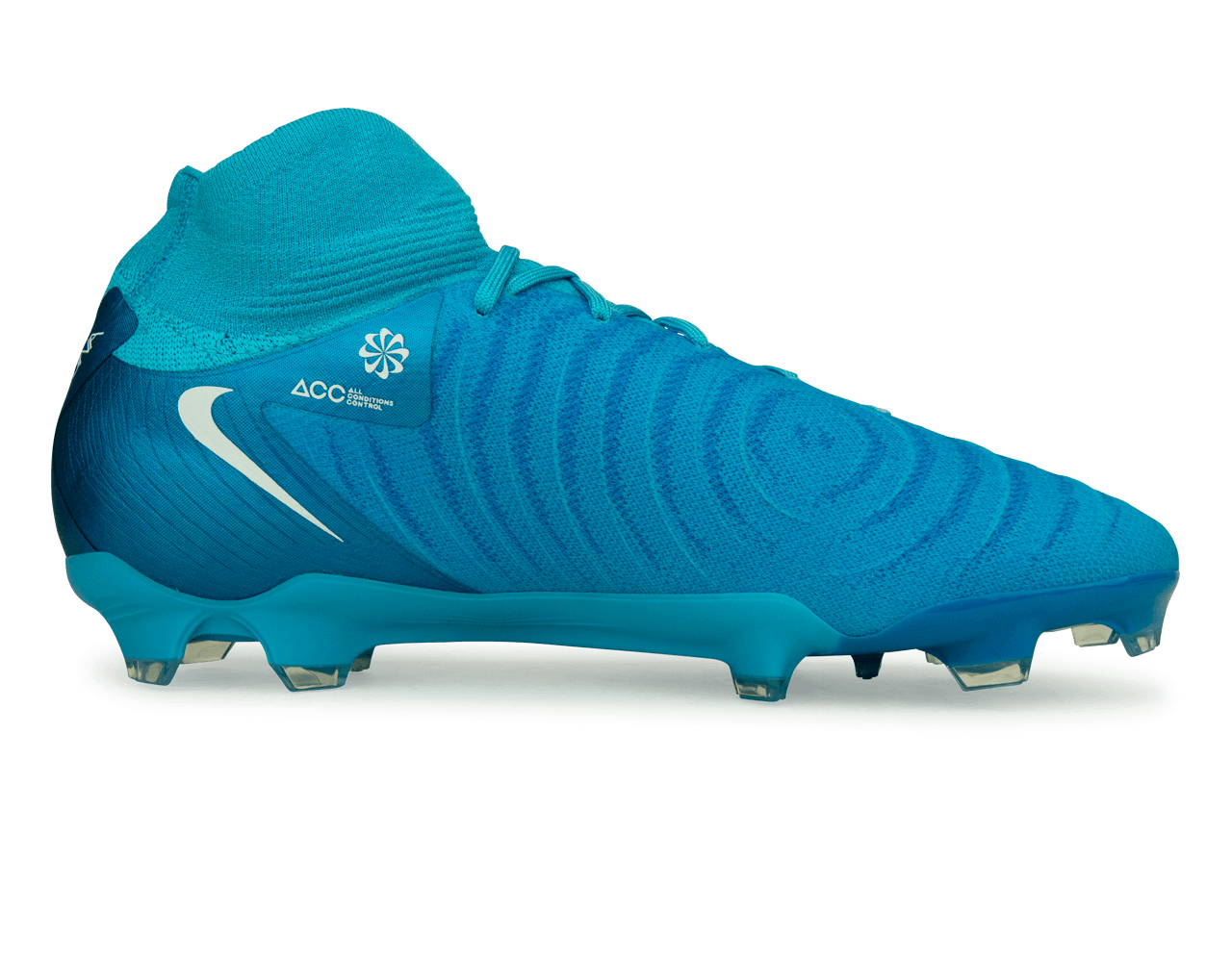 Nike Men's Phantom Luna II Pro FG Blue Fury/White Side