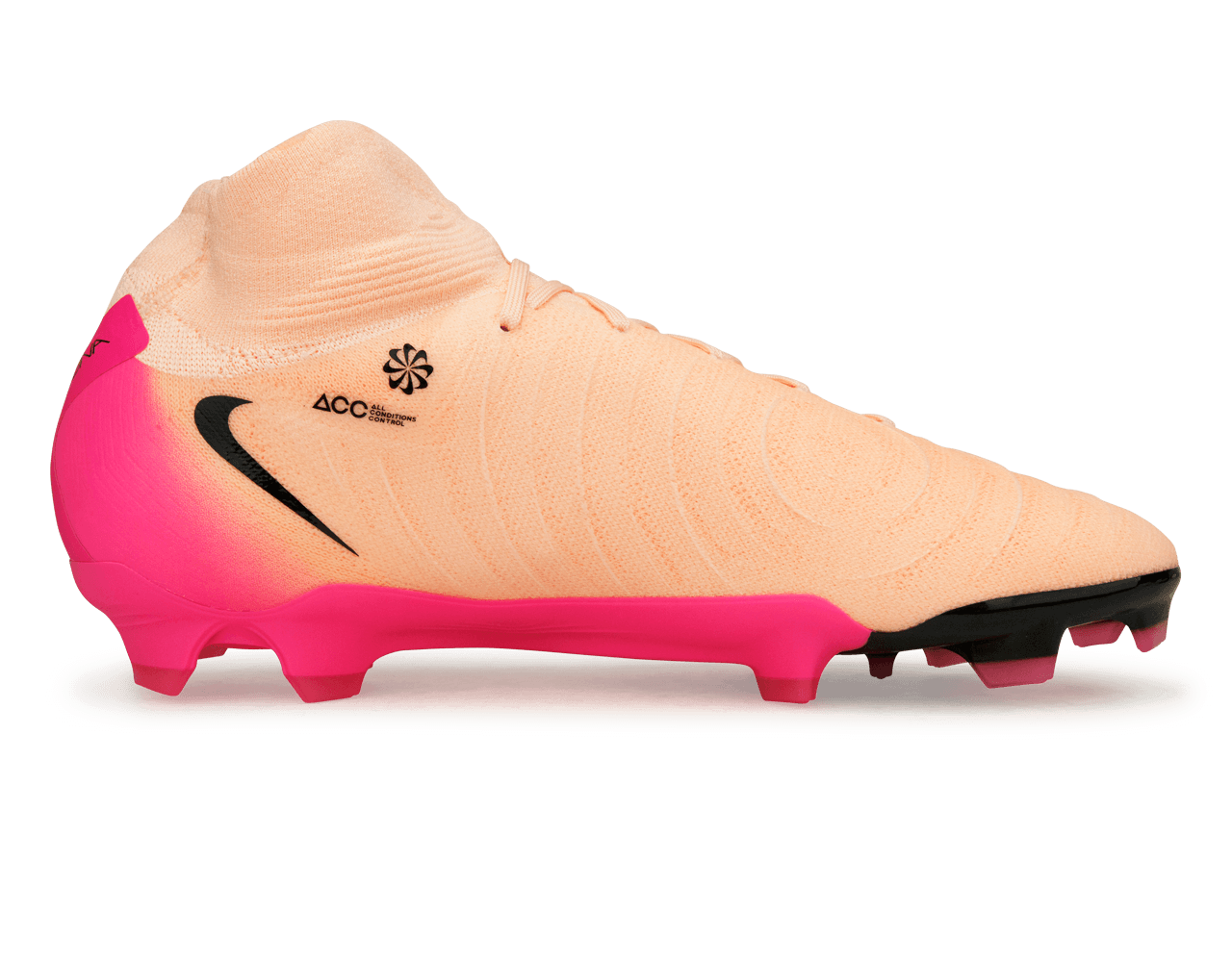 Nike Men's Phantom Luna II Pro FG Crimson Tint/Pink Blast/Black Side
