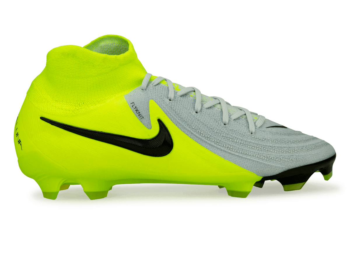 Nike Men's Phantom Luna II Pro FG Silver/Black/Volt – Azteca Soccer